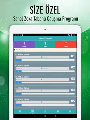 PTE Academic Hazırlık (UzmanPT android App screenshot 2