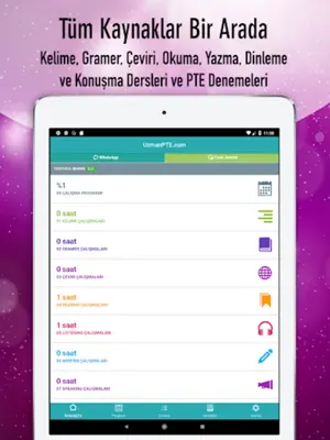 PTE Academic Hazırlık (UzmanPT android App screenshot 3